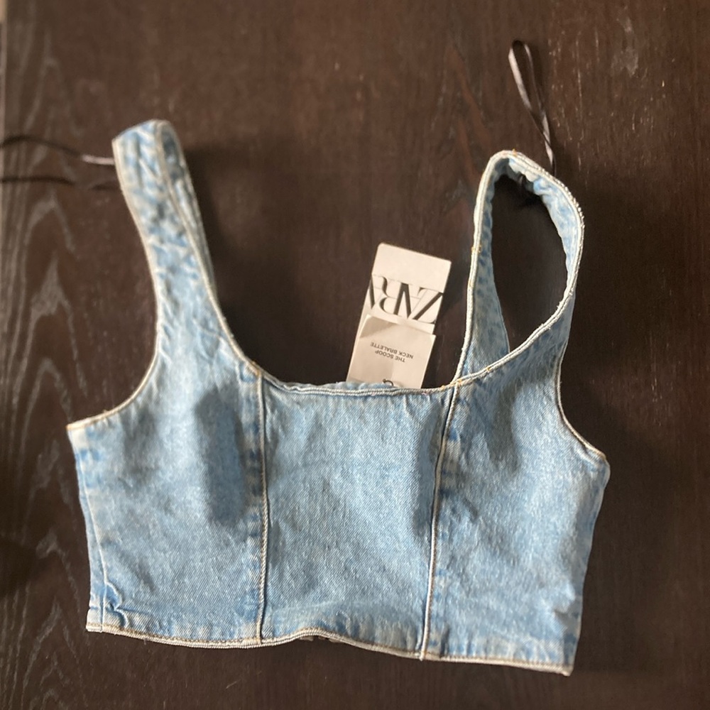 Zara Scoop Neck Bralette NWT!!!!!